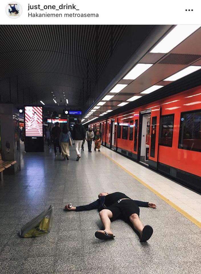 Just One Drink Somijas metro Autors: deathprincess Latvietis gūst slavu pasaulē ar "parubīšanos dzērumā".