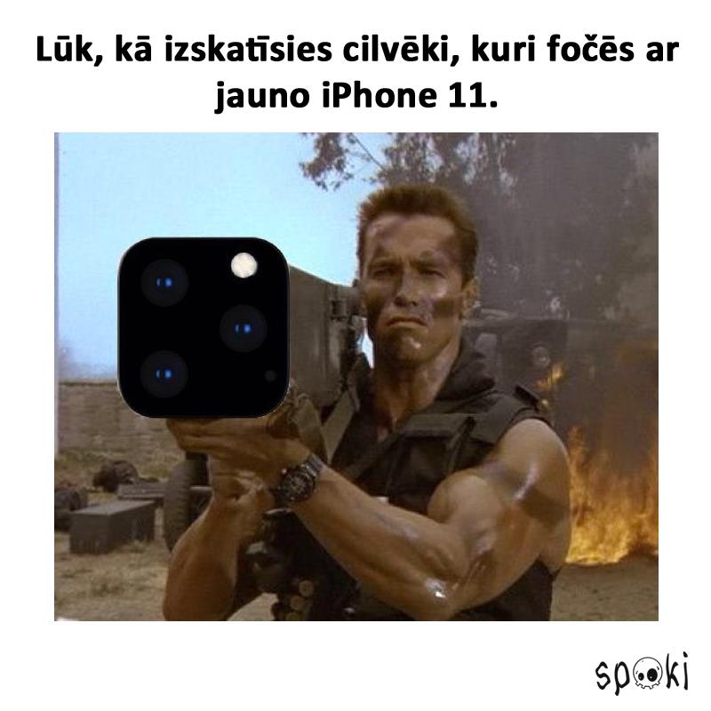 Autors: matilde Smieklīgas memītes par jauno iPhone 11 ar trīs kamerām