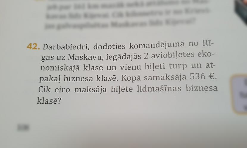 Biznesa klases biļetes cena... Autors: Dzerbudists Nepareizas atbildes uz matemātikas uzdevumiem