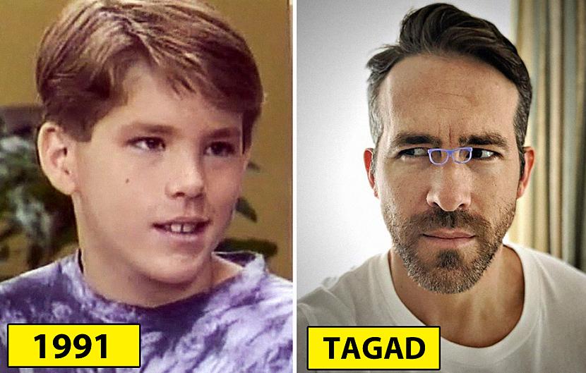 Raiens Reinolds Autors: matilde Kā izskatījās aktieri savas karjeras sākumā un kā viņi izskatās tagad