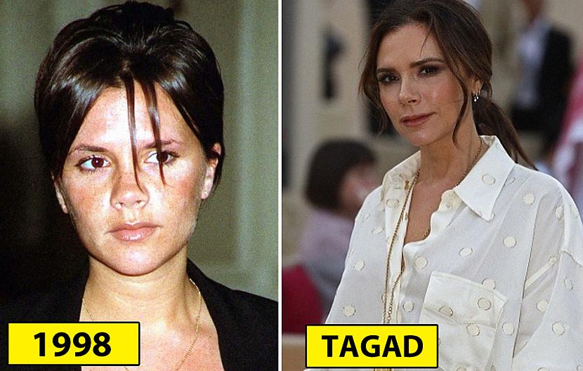 Viktorija Bekhema Autors: matilde Kā izskatījās aktieri savas karjeras sākumā un kā viņi izskatās tagad