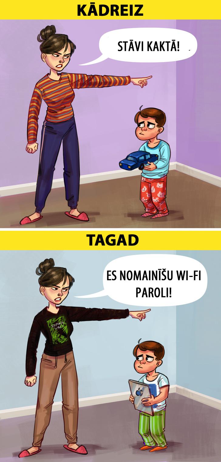 nbspKādreiz bērni... Autors: matilde 11 komiksi, kas lieliski parāda to, cik ļoti ir mainījusies mūsu dzīve
