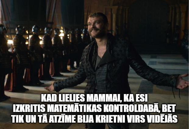 Autors: Gotfridis "Game of Thrones" memītes, "krietni virs vidējā" kvalitātē