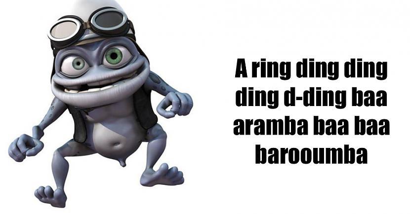Crazy Frog un viņa dīvainā... Autors: matilde 13 lietas, kuras aizsūtīs tevi atpakaļ 2000. gadā. Vai atceries?