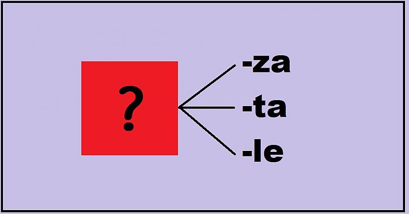 Kuri sākumburti jāpievieno... Autors: The Diāna Smadzeņu vingrinājumi: Kuri burti jāievieto jautājuma zīmes vietā?