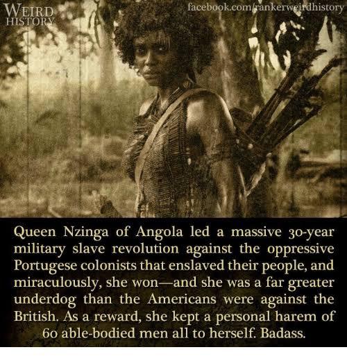 Angolas Karaliene Nzinga... Autors: Zigzig Vai vīrietim pietiek ar vienu sievieti?
