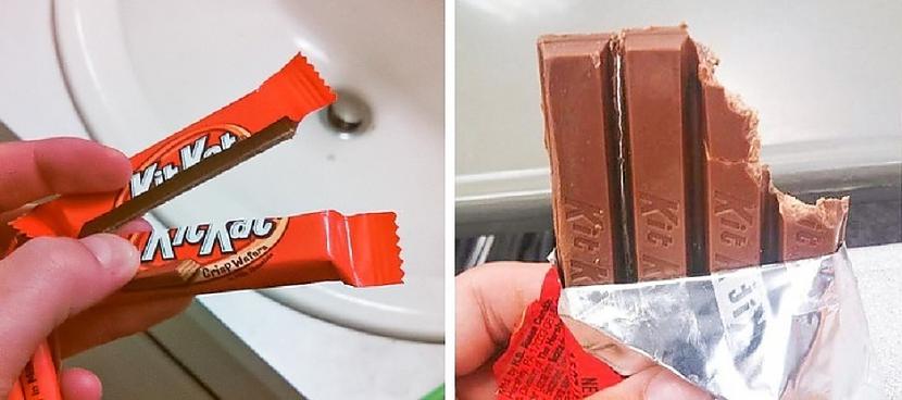Kit Kat sadalīt vai nokost... Autors: Lestets Cilvēki internetā strīdas par šīm 11 lietām, un ir grūti neiesaistīties