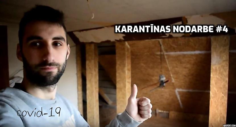 Karantīnas Nodarbe #4 | Jumta sienas pabeigtas | Covid-19