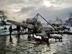 WWII Pamesti, avarējuši, atrasti lidmašīnu vraki.
