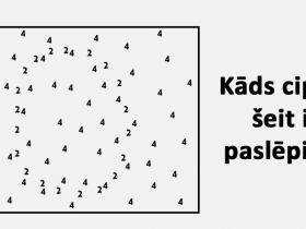 Vai spēj atrast visus paslēptos ciparus šajos attēlos?