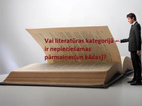 Neliela analīze par literatūras kategorijas aptauju