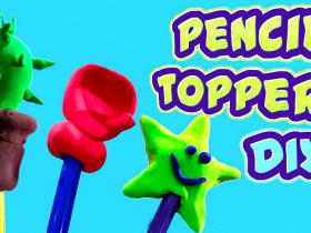 DIY pencil toppers