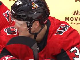 Rūdolfs Balcers savā otrajā NHL karjeras mačā tiek pie 1. vārtiem