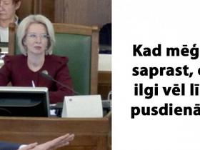 Ināra Mūrniece kļuvusi par spožāko Saeimas zvaigzni