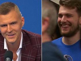 Interneta hits: Luka Dončiča un Kristapa Porziņģa draudzība. Noskaties video!