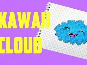How to draw a cute cloud
