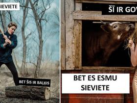 Feministes izveidoja provakatīvu fotoprojektu, lai noliktu vīriešus pie vietas