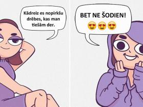 Patiesi komiksi, kuros atspoguļota «sāpīgā» meiteņu dzīve. Nabadzītes!