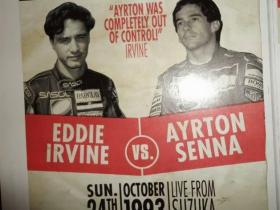 Airtons Senna un Edijs Irvains