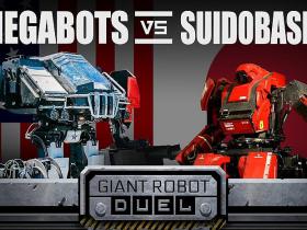 Šonakt kāds par 170 000 USD iegādājies gigantisku MegaBots kaujas robotu.